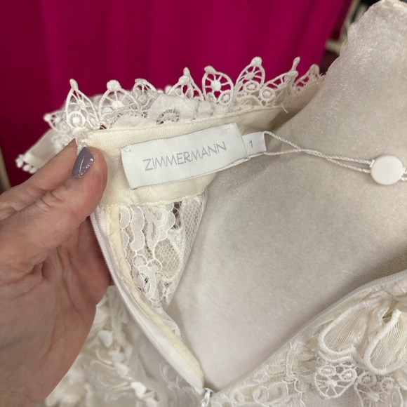 NWT Zimmermann Crush Heart Trim Long
Sleeve Minidress - Picture 3 of 7